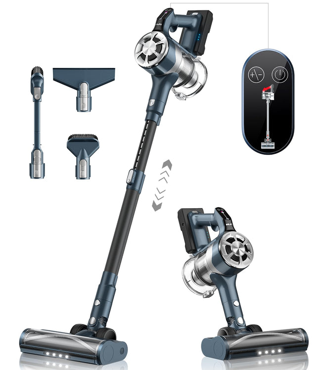 Belife S11 Cordless Vacuum Cleaner, 35Kpa Stick Vacuum Cleaners For Home, Up To 50Mins Runtime With With Antihair Tangle, Handheld Wireless Vaccum For Hardwood Floors, Carpet, Pet Hair
