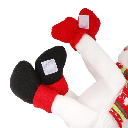 Cute Snowman Christmas Tree Topper Decorations,Unique Fanny Holiday Xmas Hugger Decor for Christmas Tree Wine Curtian Christmas Wreath deocr Christams