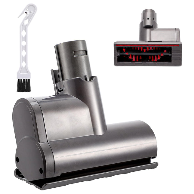 Wior Vacuum Attachments Motorhead For Dyson V6 Dc58 Dc59 Dc62 Dc74 Quickrelease Vacuum Cleaners, Mini Electric Brush Suction Head With Small Cleaning Brush, Vacuum Clean Head Parts