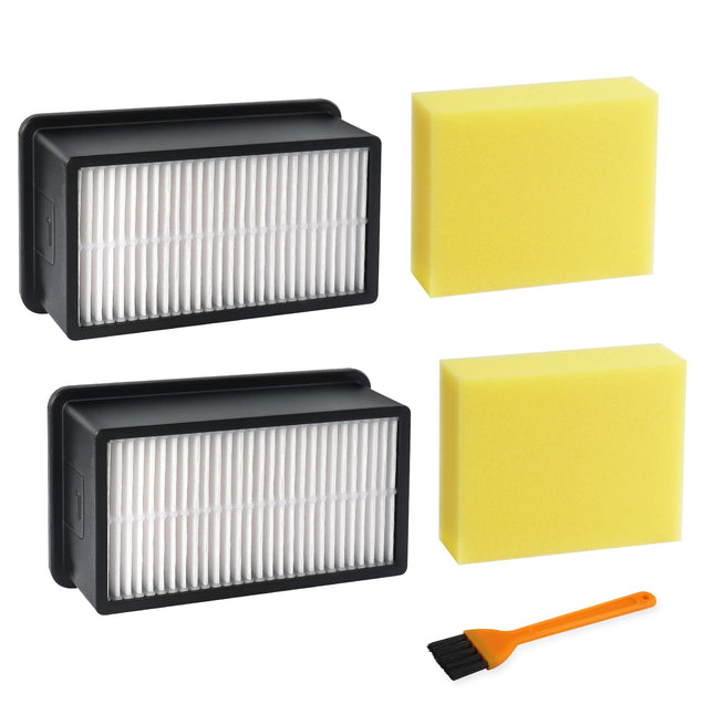 1008 Vacuum Filters 2 + 2 Pack Compatible For Bissell 1008 Cleanview Upright 9595A 1819 1822 1825 1831 1330 1332 Compare To Part 2032663 1601502 2 Premotor Foam & 2 Postmotor Filters 1 Brush