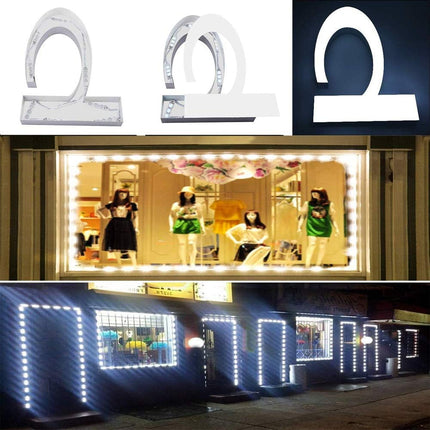 LED Module, LED Lights for Inflatables White 20pcs 9.8 Ft 5730 SMD 150LM Per LED Module IP65 Waterproof Decorative Light for Advertising Signs with Tape Adhesive Backside(White Light)