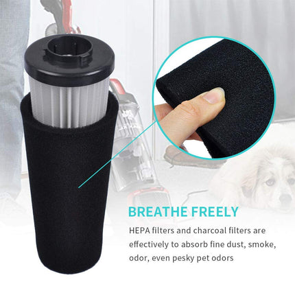 Keepow F112 Filter Odor Trapping Compatible With Dirt Devil Endura Ud20124 Ud70355B Ud70187 Ud70186 Ud70181 Ud70167P Ud20120Nc Ud70161 Ud70171 Ud70174 Ud70174B Ud70164 Ud70182, 4 Pack