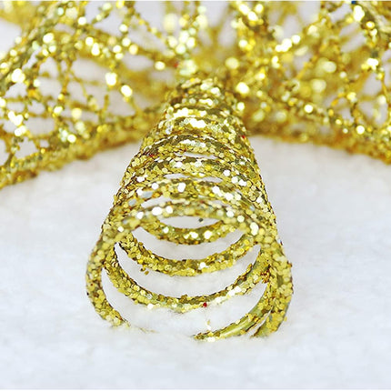 Christmas Tree Topper 8 Inches 20cm Gold Star Tree Topper Christmas Decorations for Tree Metal Glitter Stars Xmas Tree Topper Tree Toppers Christmas Decorations
