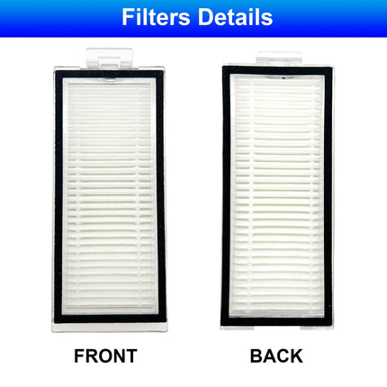 6 Pack Filters Compatible With Roborock Q7 Max+,Q7,Q7+,Q7 Max,Q5 Pro+,Q5 Pro,Q8 Max,Q8 Max+ Robot Vacuum And Mop