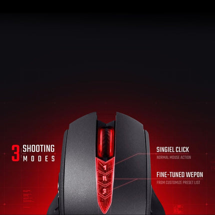 BLOODY V8MA Ultra Core 3 Optical PC Gaming Mouse with X'Glide Metal Mouse Feet for Precision Handling - 8 Programmable Buttons for Macros/Scripting/Automation - Ideal for Palm Grip - 3200DPI