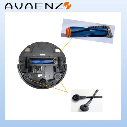 Parts For Shark Ai Av2501S Av2501Ae Rv2502Ae Rv2520Aous Av2510Aous Av2511Ae Rv2610Wa Av2610Wa Accessories Kit With Main Brush,Filters,Foam Filters,Primary Filter,Side Brushes