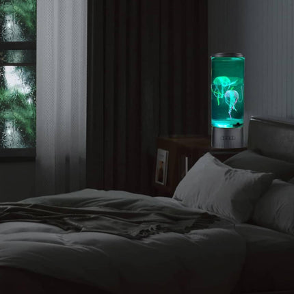 CALOVER Jellyfish Night Light Lamp with Bluetooth Speaker White Noise Large Size Smart Sensory Synthetic Jelly Fish Tank Mood Lamp, Cool Birthday Christmas All Holiday s for Adults Kids