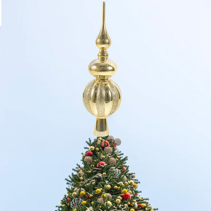 Amosfun Christmas Decorations Christmas Ornament Christmas Tree Decoration Spherical Treetop Decor top hat Party Supplies Decorate Christmas utenciles Gourd Plastic