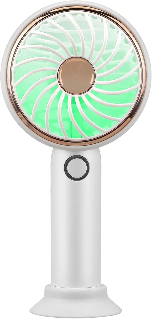 Hand Held Fan, Mini Portable Fan With 3 Speed Adjustable Cooling Fan, Handheld Fan Rechargeable With Base For Kids Women Men