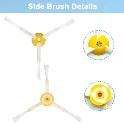 13 Pack Roomba 676 Parts For Irobot Roomba 676 694 675 692 677 671 610 690 680 660 650 620 645 655 635 614 595 585 564 589 536 Robot Vacuum,1 Bristle & 1 Beater Brush,6 Filter,6 Side Brush