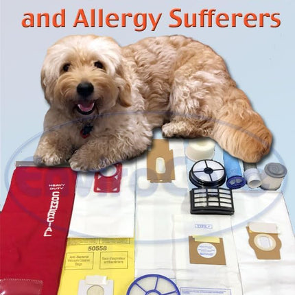 Envirocare Allergen Vacuum Cleaner Dust Bags Made To Fit Miele Canisters Style F J M 5 Pack With 2 Filters