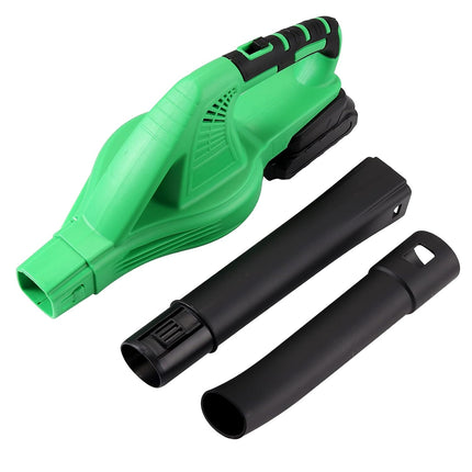 21V Cordless Leaf Blower, GARLLEN Electric Leaf Blower, Variable-Speed Lightweight Leaf Blower with 2.0Ah Battery, Fast Charger and 2 Section Tubes, for Patio, Yard, Leaf/Dust Blowing