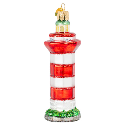 Old World Christmas Ornaments Hilton Head Lighthouse Glass Blown Ornaments for Christmas Tree