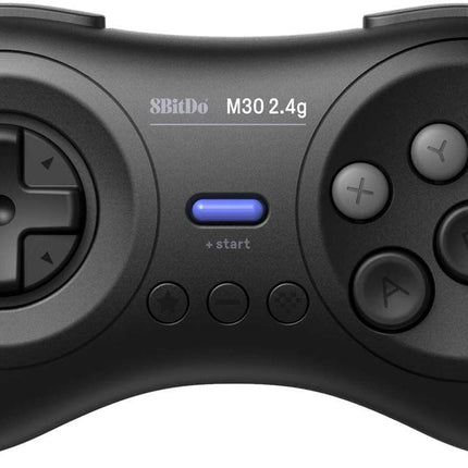 8Bitdo M30 2.4G Wireless Gamepad for the Original Sega Genesis and Sega Mega Drive - Sega Genesis,Black