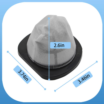 2037423 Filter Compatible With Bissell 3In1 Lightweight Stick Vac 38B1, 38B1L, 1059 Series, Compare To Part 2037423 & 2037424 4 Pack Vacuum Filter & 4 Pack Foam Filter