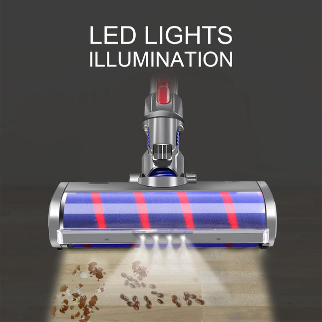 Soft Roller Vacuum Cleaner Head Compatible With Dyson V10 V11 V15 V8 V7 Cordless Stick Vacuum Cleaner, Hardwood Floor Attachment