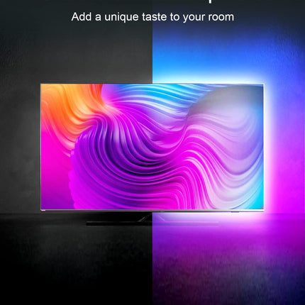 LED Lights for TV, 16.4ft TV LED Lights for 45-75 Inch, RGB TV Lights Backlight Behind, Music Sync Bluetooth APP and Remote Control TV LED Strip Lights USB Powered for Bedroom/Gaming