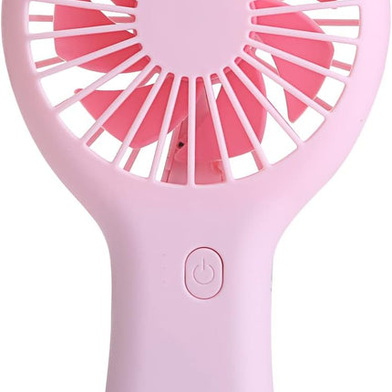 Chnlml Handheld Rechargeable Fan,Portable Mini Pocket Hand Fan Battery Powered With Base Eyelash Nail Art Make Up Fan For Girls
