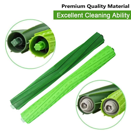 Parts Kit Compatible With Irobot Roomba S9 9150 S9+ S9 Plus 9550 S Series Vacuum Cleaner, 1 Set Of Multisurface Rubber Brush,4 Side Brushes,4 Filters,4 Dust Bags