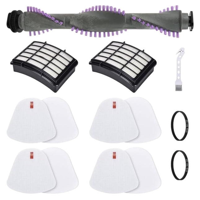 10 Pack Accessories Kit For Shark Navigator Lift Away Nv352 Nv356E S2 Nv360 Nv350 Nv351 Nv355 Nv356 Nv357 Nv358 Vacuum Cleaners Brush Roll Filters Parts