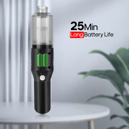 Portable Mini Car Vacuum Cleaner, High Power Cordless400G Handheld Rechargeable Vacuum Cleaner For Desk V06