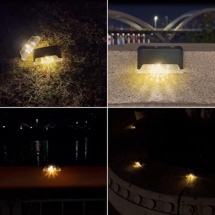 20Pack Led Outdoor Solar Lights For Deck Fence Step Patio Lighting Waterproof Warm White