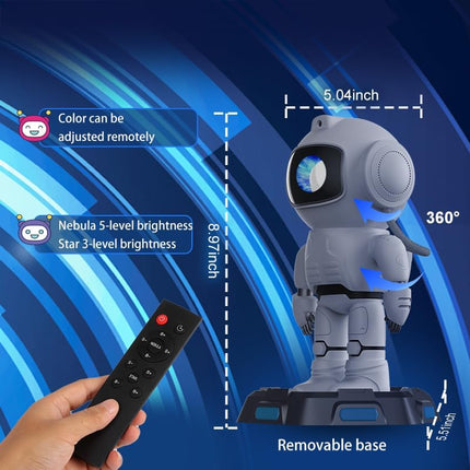 Astronaut Galaxy Projector, Star Projector with Timer and Remote, Space Buddy Projector Night Light for Bedroom, s for Kids Adults Room Decor