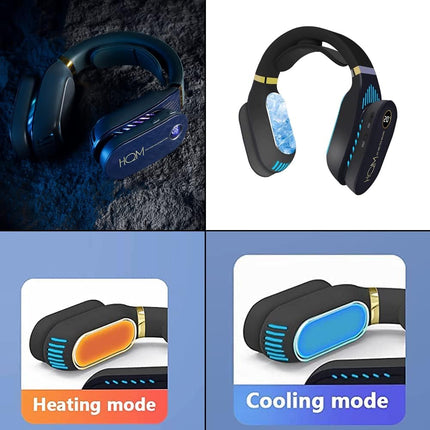 est 2 In 1 Portable Neck Warmer Cooler, Personal Usb Rechargeable Neck Heater And Air Conditioner, Total 6 Level Temperature
