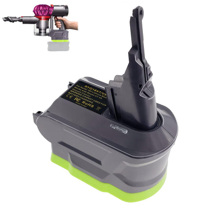 Uniqus V7V8 Battery Adapter, For Ryobi 18V One+ Battery Work For Dyson V7+V8 Series Vacuum Cleaner V7 V8 Common
