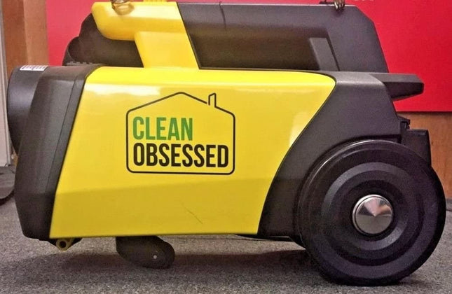Clean Obsessed Commercial Hepa Canister Vacuum Co711 Cleaner, Yellow