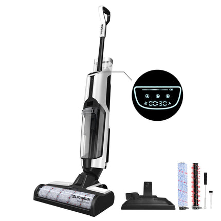 S11 Wet Dry Vacuum Cleaner, Selfcleaning System, Lightweight Cordless, Digital Display, Long Run Time,Vacuum & Mop & Wash 3 In 1 For Hard Floorscarpet