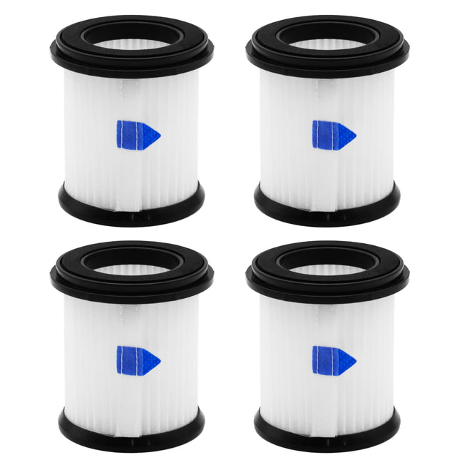 4Pcs Hepa Filter With Mesh Filter For Inse N5S N5T S6T S6P Pro Cordless Vacuum Cleaner, White