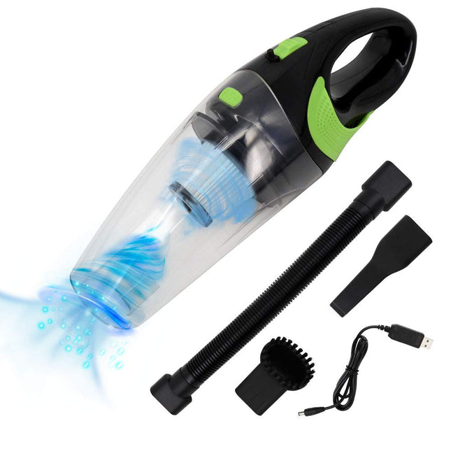 Hikins Handheld Car Vacuum Cleaner Vacuum Cordless With Quick Charger Tech Portable 120W Strong Suction Wet Dry Use Vac For Home,Car,Office Pet Hair Cleaning