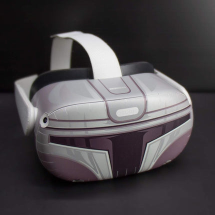 Space Helmet Full Wrap Skin Decal for Oculus Quest 2 - Protective Vinyl Sticker Cover Accessories, Grey