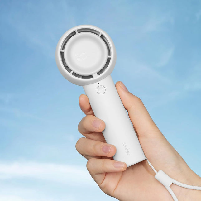 Jisulife Handheld Fan, Innovative Hidden Fan Blades Design, 4500Mah Mini Portable Fan With 18H Max Cooling Time, Usb Rechargeable