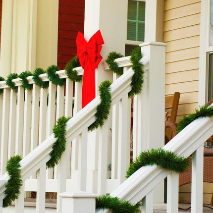 Christmas Garland, Deluxe 54Ft Artificial Non-Lit Soft Green Garlands - Festive Holiday Decor for Indoor and Outdoor Use (54ft)