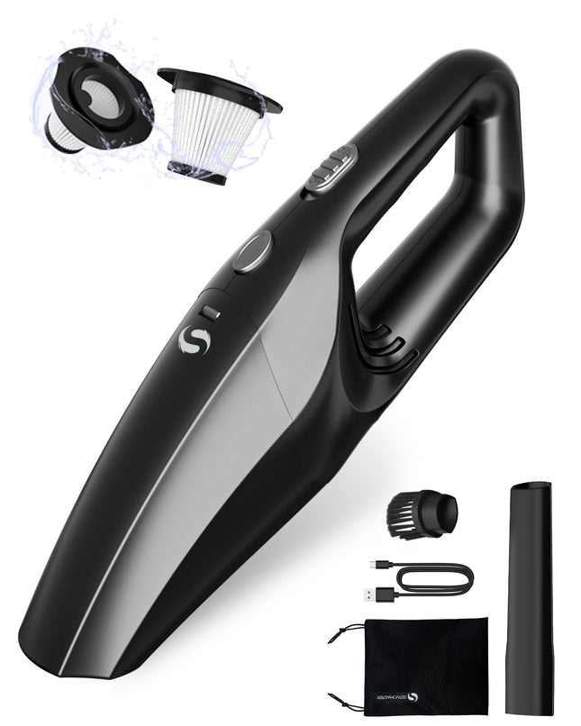 Handheld Vacuum Cleaner Cordless, Small Powerful Car Vacuum Cleaner With Rechargeable Battery, Portable Car Hand Held Vacuum Cleaner Accessories Interior Cleaning Kit For Men Women