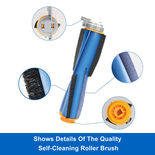 Rv2502Ae Parts For Shark Ai Rv2502Ae Av2501S Av2501Ae Rv2520Aous Av2510Aous Av2511Ae Rv2610Wa Av2610Wd Accessories Kit With Main Brush, Filters, Foam Filters, Primary Filter, Side Brushes
