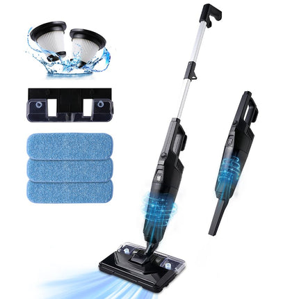 Upright Vacuum Cleaner 18 Kpa Powerful Corded Electric Mop 2 In 1 Corded Vac Lightweight Handheld Vacuum For Hardwood, Tile, Mable Floor Cleaning
