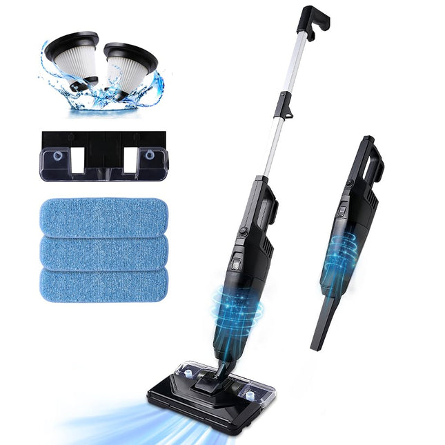 Upright Vacuum Cleaner 18 Kpa Powerful Corded Electric Mop 2 In 1 Corded Vac Lightweight Handheld Vacuum For Hardwood, Tile, Mable Floor Cleaning