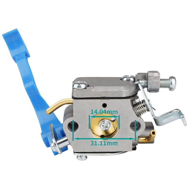 SIMPERAC 125BV Carburetor for Husqvarna Leaf Blower 125B 125BVX 125BX Carburetor 590460102 Replace for Zama C1Q-W37 with 545112101 Air Filter Fuel Line Kit