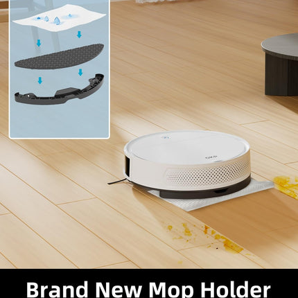 Okp K5 Pro Robot Vacuum And Mop, 2 In 1 Mopping Robotic Vacuum With 5000 Pa Suction Power, Auto Selfrecharging, Wifiappalexaremote Control, Good For Hard Floors And Pet Hair Pick Up