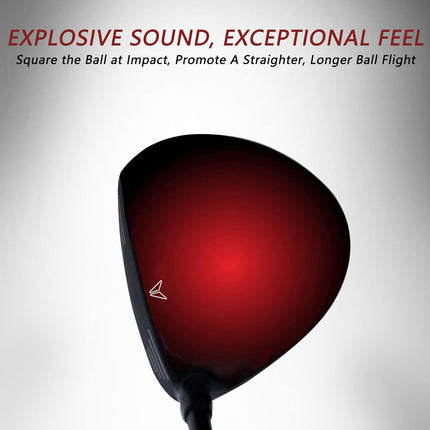 POSSOT Golf Driver, Titanium Golf Drivers for Men Right Handed 10.5 Degrees of Loft, 45 Inch Driver Golf Club Available in Regular and Stiff Graphite Shaft, 470CC