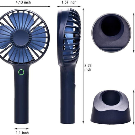 Hand Held Fan，Yihunion Mini Portable Personal Fan Rechargeable Battery Operated Powered Cooling Desktop Electric Usb Fan With Fan