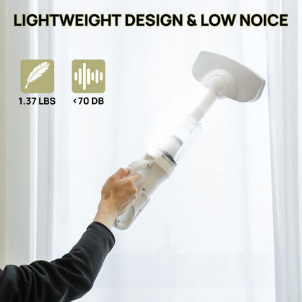 Ipettie Cordless Pet Hair Vacuum 12000 Pa Powerful Suction With Led Light, 4 Different Nozzles, Cat Hair Or Dog Hair Vacuum For Shedding, Portable Handheld Vacuum For Pet Hair