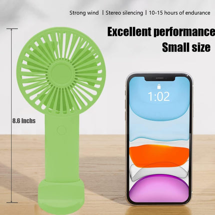 Personal Fan Portable Fan Hand Held Fan With Usb Rechargeable Mini Fan,3 Adjustable Speed Desk Fan,312 Hours Operated Small Make
