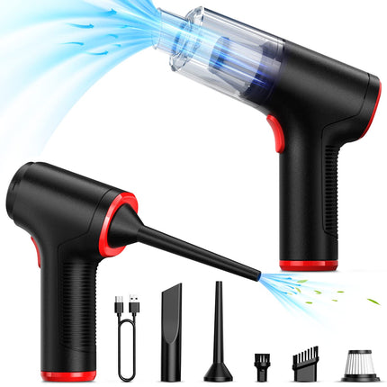 Handheld Car Vacuum Cleaner High Power Cordless, 120W Portable Car Vacuum Cleaner With 18000Pa Suction & Air Duster, Mini Hand Held Vacuum Cleaner For Car Home Cleaning