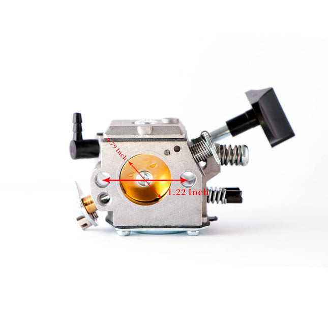 Mikatesi 4203 120 0603 4203 120 0605 Carburetor Kit for Stihl SR320 SR340 SR380 SR400 SR420 BR320 BR340 BR380 BR400 BR420 Backpack Blower Replaces HD-4A HD-4B HD-13B Carb