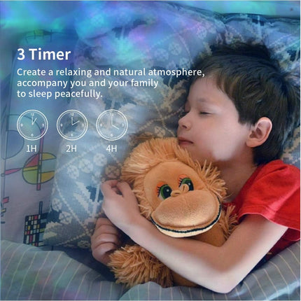 Night Light Projector, Ocean Wave Night Light for Kids Room, Remote and Timer, 7 Light Modes and Bulit-in Sound Machine, Mermaid Decor Birthday Christmas s (Blue)