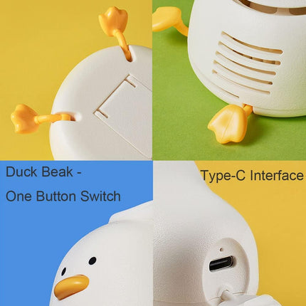 Mini Portable Neck Fan,Usb Hanging Personal Fan With Adjustable Lanyard,Wearable Hands Free Bladeless Fan Cooling Fan For Baby